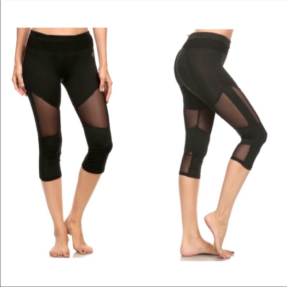 Electric Yoga Pants - New Electric Yoga Cool Mesh Capri